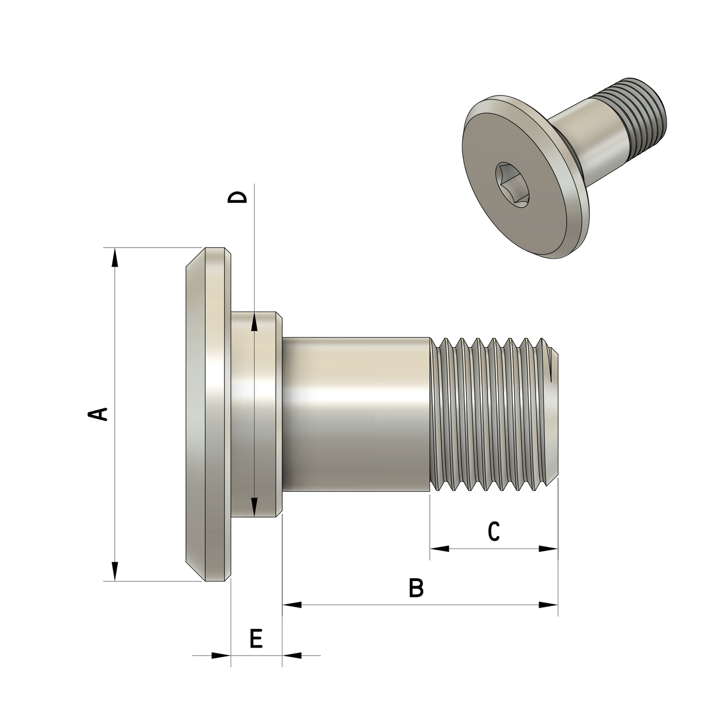 Pivot Bolt Detailed