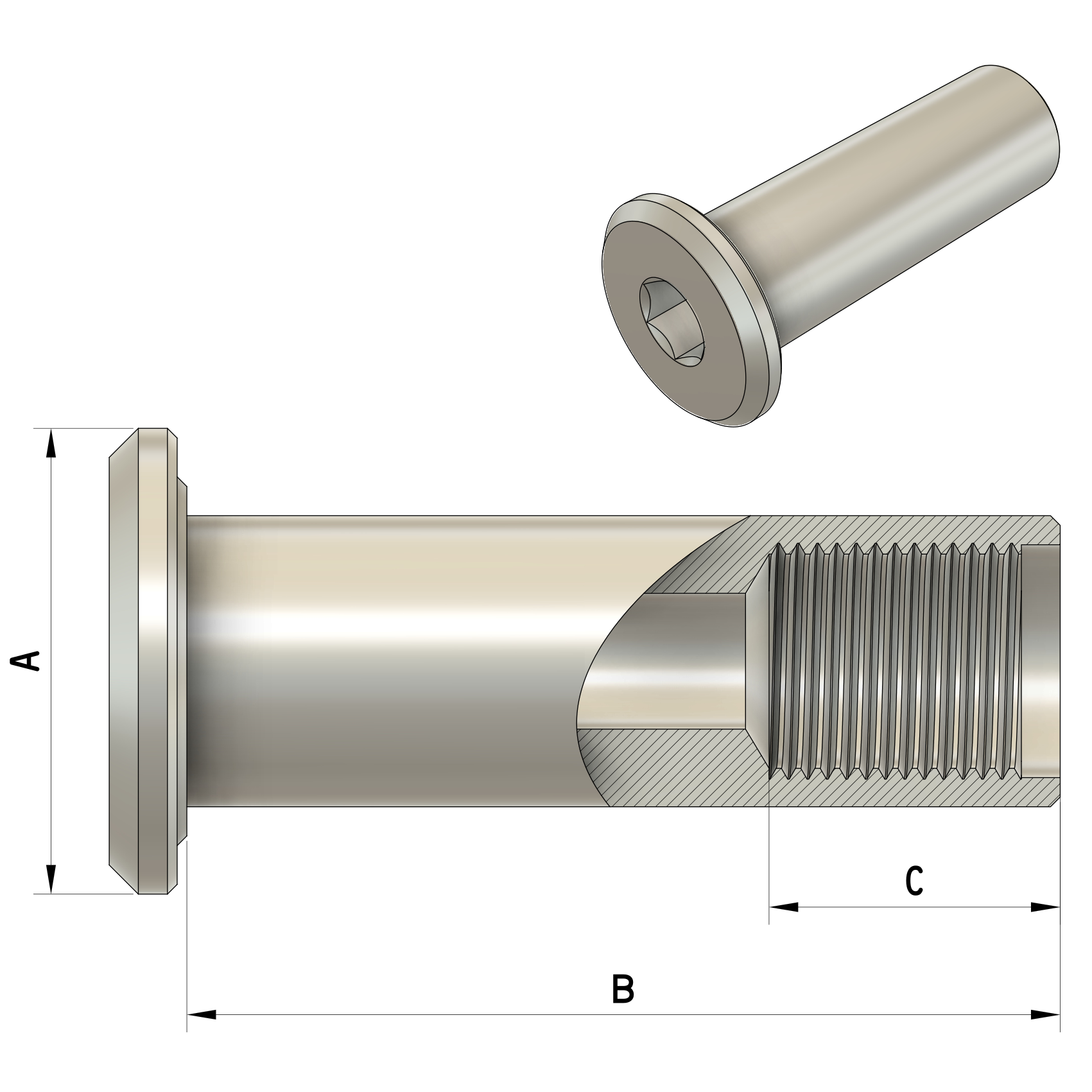 Pivot Axle A – Pinner Machine Shop