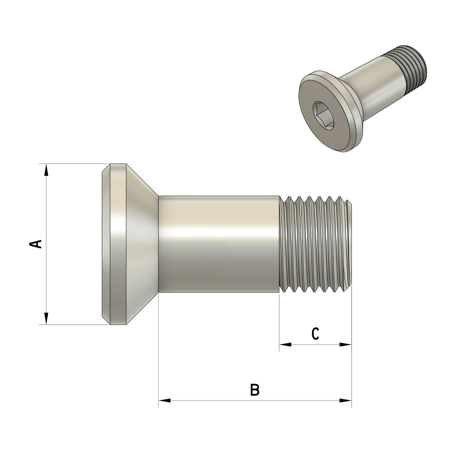 Countersunk Bolt