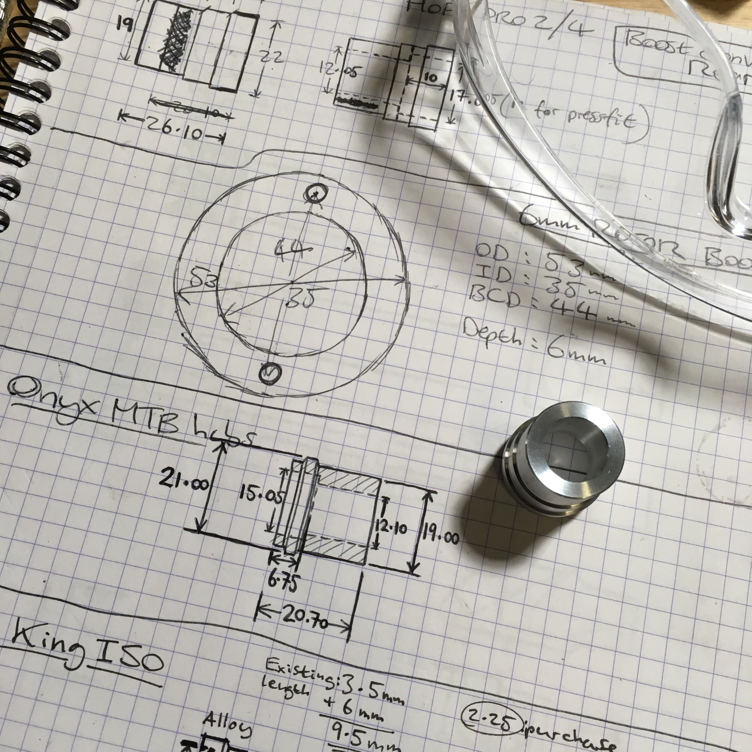 Custom Boost Adaptor - Front or Rear โ Pinner Machine Shop